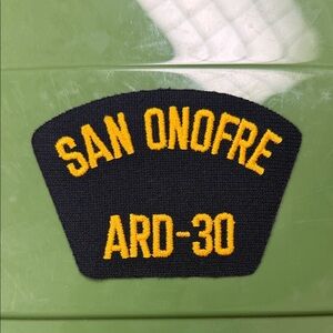 San Onofre ARD-30 embroidered naval Patch